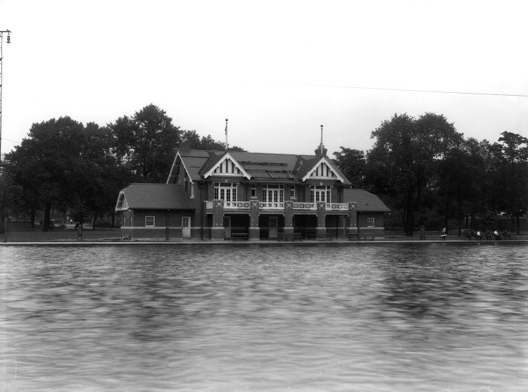 From the Archive: Lake Elizabeth Boat House, 1913