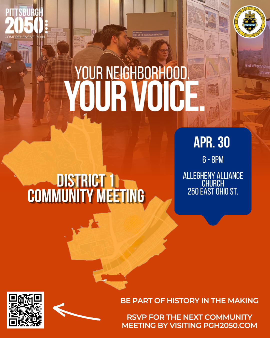 Your Neighborhood, Your Voice Flyer
